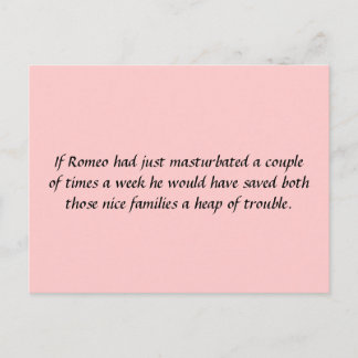 Als Romeo net... Briefkaart