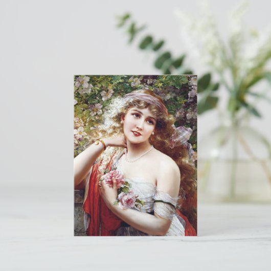  als Roos Briefkaart (Staand voorkant)