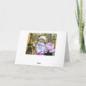  als roze Kaart met Angel op de rug (Achterkant)