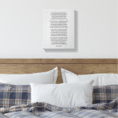 Als Rudyard Kipling klein is Canvas Afdruk (Insitu (Slaapkamer))