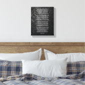 Als Rudyard Kipling klein is Canvas Afdruk (Insitu (Slaapkamer))