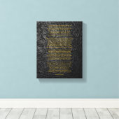 Als Rudyard Kipling klein is Canvas Afdruk (Insitu (Houten vloer))