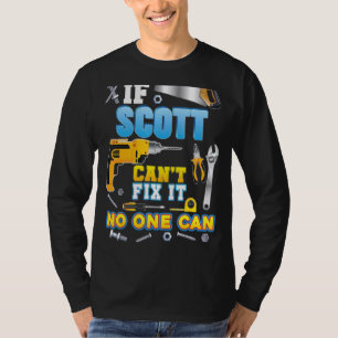 Als Scott het niet kan oplossen, kan niemand papa  T-shirt