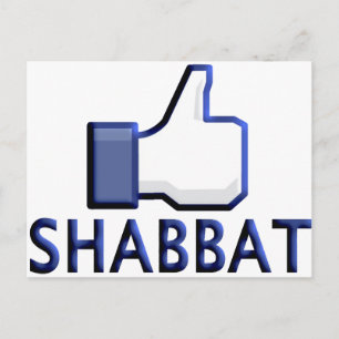 Als Shabbat Briefkaart