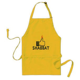 Als Shabbat Standaard Schort