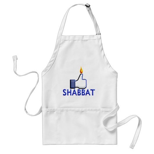 Als Shabbat Standaard Schort (Voorkant)