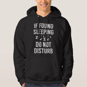 Als slapend aangetroffen hoodie