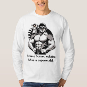 Als stress calorieën verbrandt t-shirt
