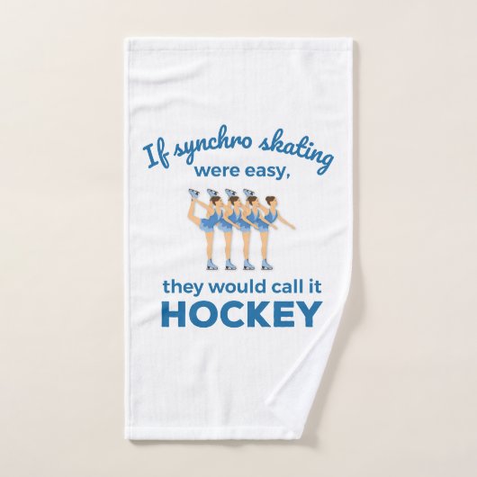 Als Synchro Skating gemakkelijk gesynchroniseerde Handdoek (Handdoek)