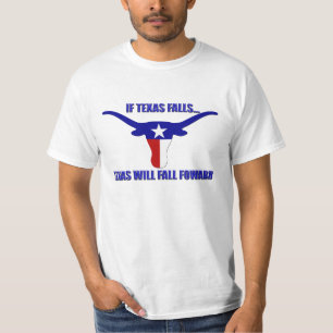Als Texas Herfsten zal het vooruit Herfsten T-shirt