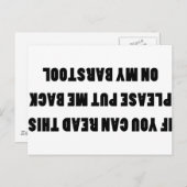 Als u dit kunt lezen briefkaart (Voorkant / Achterkant)