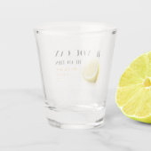Als u dit kunt lezen | Fun Gezegde en Lemon Wedge Shot Glas (Achterkant)