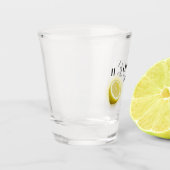 Als u dit kunt lezen | Fun Gezegde en Lemon Wedge Shot Glas (Links)