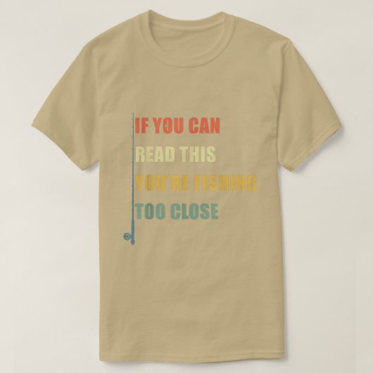 Als u dit kunt lezen, Vist u te grappig T-shirt (Design voorkant)