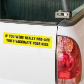 ALS U ECHT PRO-LEVEN WAS BUMPERSTICKER (Op Truck)