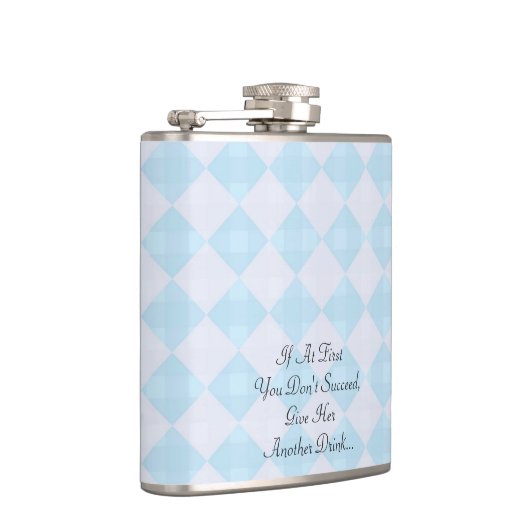 "Als u eerst niet bent geslaagd" Heupfles (Rechts)