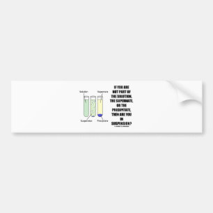 Als u geen onderdeeloplossing bent (Humor) Bumpersticker