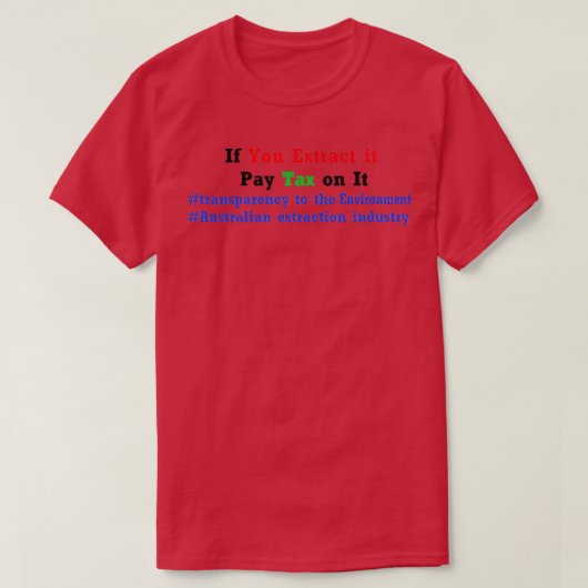 Als u het extraheert t-shirt (Design voorkant)