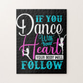 Als u met uw hart danst legpuzzel (Verticaal)