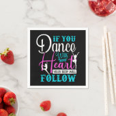 Als u met uw hart danst servet (Insitu)