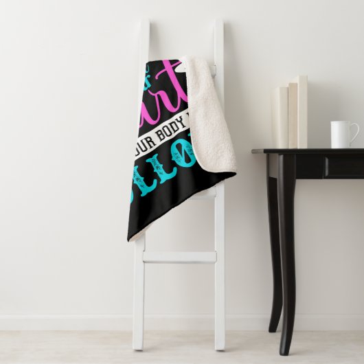 Als u met uw hart danst sherpa deken (In situ)