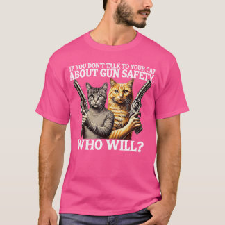 Als u niet met uw kat praat over de veiligheid van t-shirt