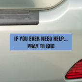 ALS U OOIT HULP STICKER NODIG HEBT (Op auto)