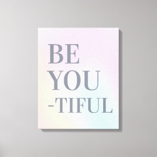 Als u Tiful spring kleuren gebruikt, noteer canvas Afdruk