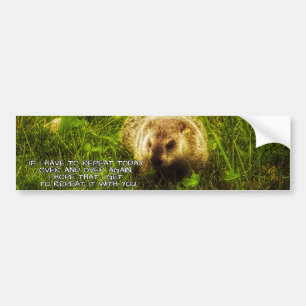 Als u vandaag en opnieuw moet herhalen, sticker