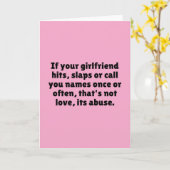 Als Uw Vriendin raakt, mept of roepen u… Kaart (Gele Bloem)