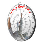 Als varkens kunnen vliegen dartbord (Voorkant Rechts)