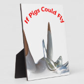 Als varkens kunnen vliegen fotoplaat (Zijkant)