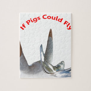 Als varkens kunnen vliegen legpuzzel