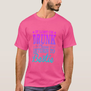 als verloren van dronken alstublieft terug naar be t-shirt