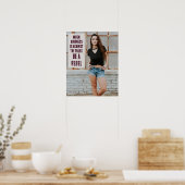 Als vriendelijkheid tegen de regels is, wees dan e poster (Keuken)