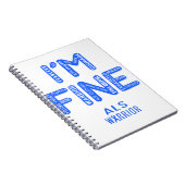 ALS Warrior - IK BEN BOVEN Notitieboek (Rechterzijde)