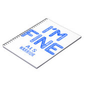 ALS Warrior - IK BEN BOVEN Notitieboek (Linkerzijde)