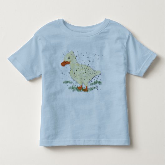 Als water van de rug van een eend kinder shirts (Voorkant)