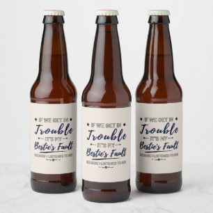 Als we in de problemen komen met het flesetiket va bier etiket