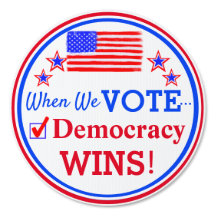 Als we stemmen wint de democratie! stemrechtwerf