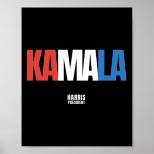 Als we vechten winnen we Kamala Harris voor Presid Poster