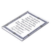 Als wij schaduwen beledigd hebben notitieboek (Linkerzijde)