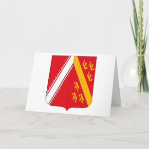 Alsace Coat of Arms Greeting Card Kaart