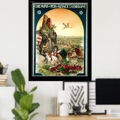 Alsace et Lorraine poster vintage France (Bureau à domicile)