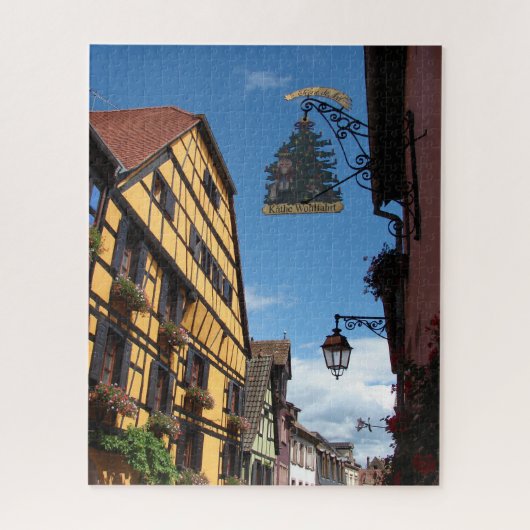 Alsace France Town Legpuzzel (Verticaal)