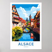 Alsace Frankrijk Reisprint Poster (Voorkant)