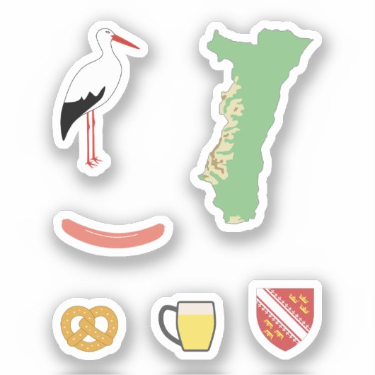 Alsace Stickers set (Voorkant)
