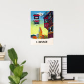 Alsace Travel Poster (Thuiskantoor)