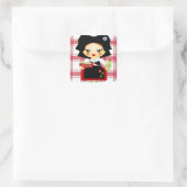Alsace Vierkante Sticker (Tas)