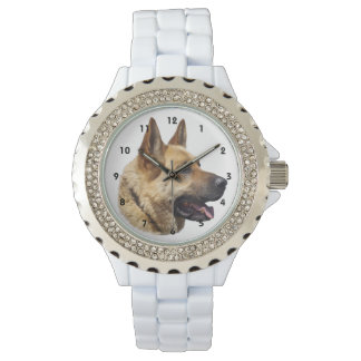 Alsatian German shepherd dog Horloge